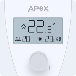 Apex FH25S Kablolu Yerden Isıtma Termostatı